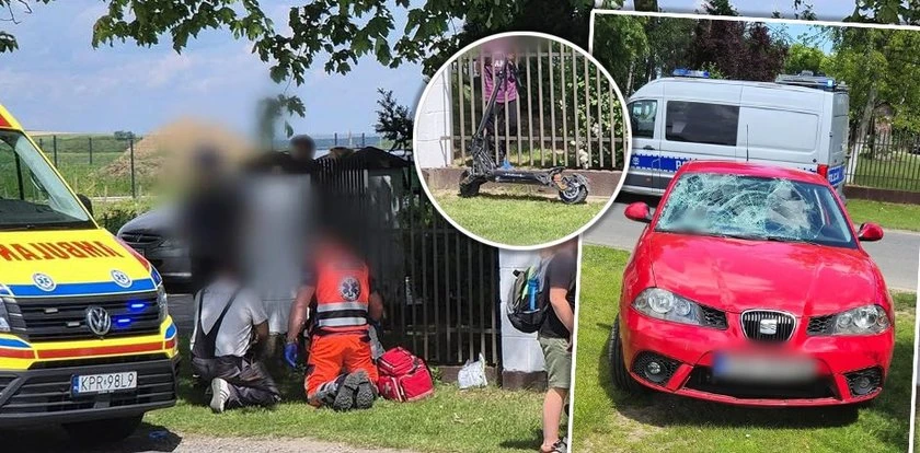 Dramatyczny wypadek dzieci na hulajnodze elektrycznej. Na miejscu lądował śmigłowiec LPR