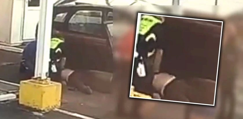 Leżał obok auta. Oni nie ustawali w ratunku. Przejmujące sceny w Łodzi