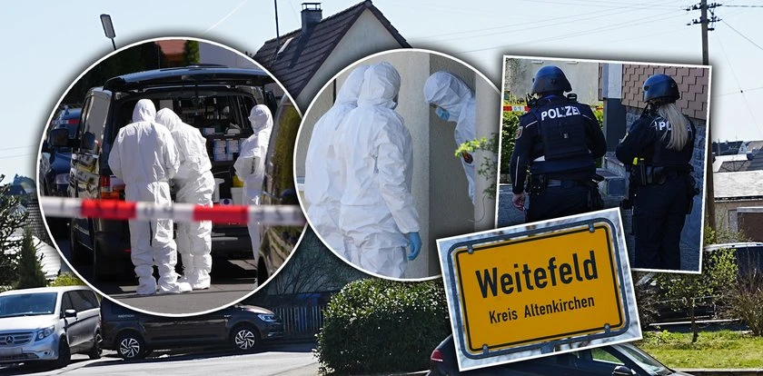 Zwłoki trzech osób w domu jednorodzinnym. Zabójca uciekł, policja ostrzega, że jest groźny