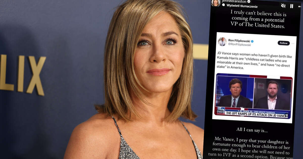 Jennifer Aniston ostro o kandydacie Trumpa. 