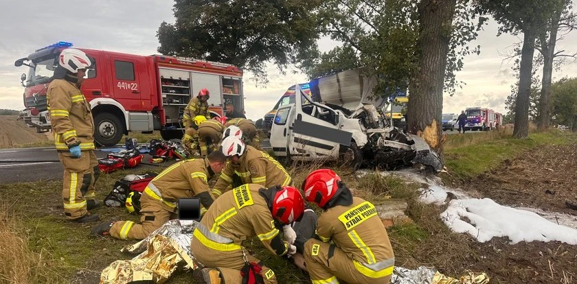 Roztrzaskany wrak i walka o życie. Gdy nadleciał dron, napięcie sięgnęło zenitu