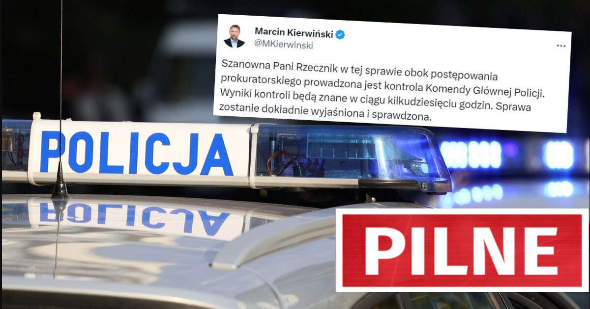 Szef MSWiA reaguje na śmierć 23-latka po interwencji policji. 