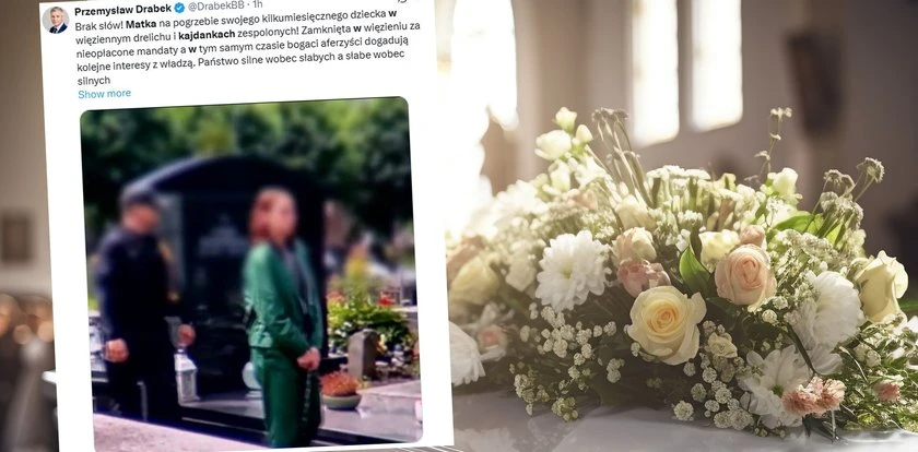 Mundurowi skuli matkę, by w kajdanach żegnała zmarłego synka. Ekspert: kompromitujący teatr!