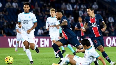 Neymar wyrzucony z boiska, prestiżowa porażka PSG