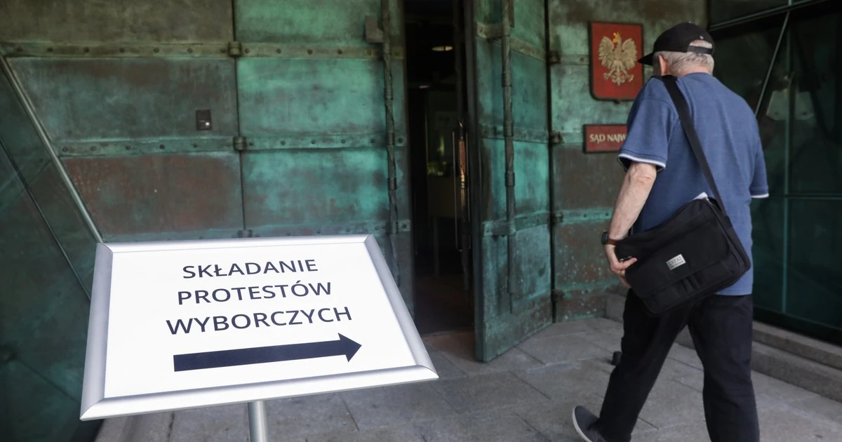 Do Sądu Najwyższego spływają kolejne protesty wyborcze. Może być ich nawet 35 tysięcy
