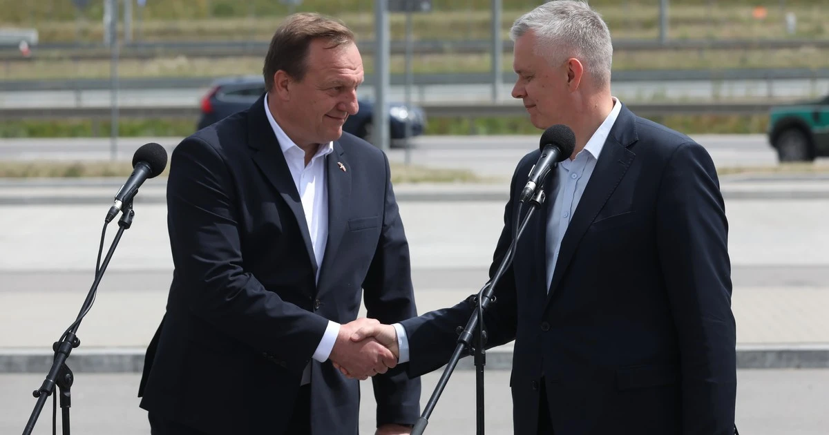 Szef MSWiA podał warunek zakończenia kontroli na granicy. Spotkał się z litewskim ministrem