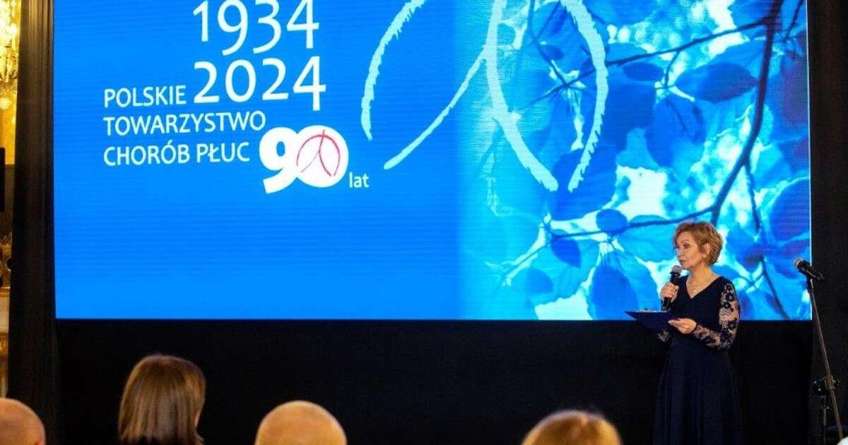 Jubileusz 90-lecia Polskiego Towarzystwa Chorób Płuc: wyjątkowy wieczór wdzięczności i refleksji