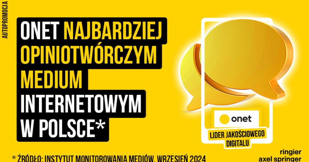 Onet najbardziej opiniotwórczym medium internetowym w Polsce