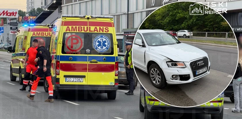 Wypadek przy centrum handlowym w Warszawie. 15-latka reanimowana. Walczy o życie