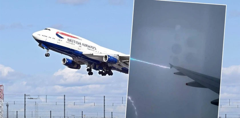 Lot grozy. W samolot trafiła błyskawica. Pilot musiał natychmiast podjąć decyzję