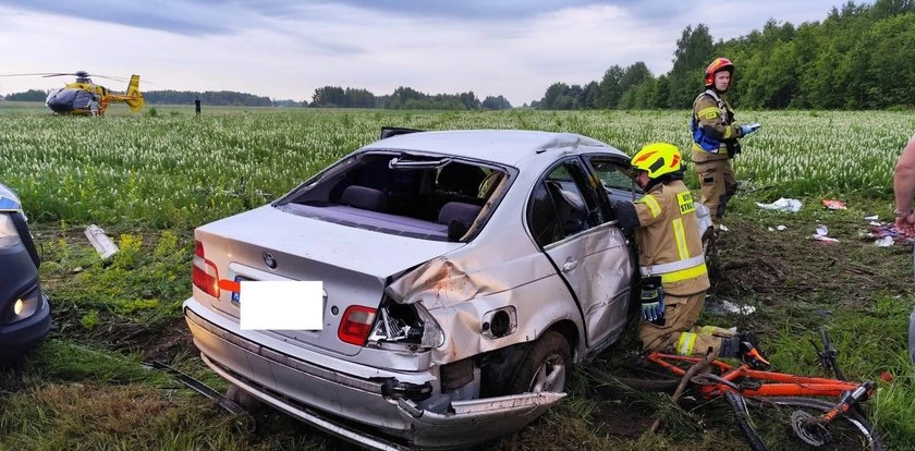 Wypadek niedaleko Bedlenka. Tam były dzieci. Nadeszły tragiczne wieści