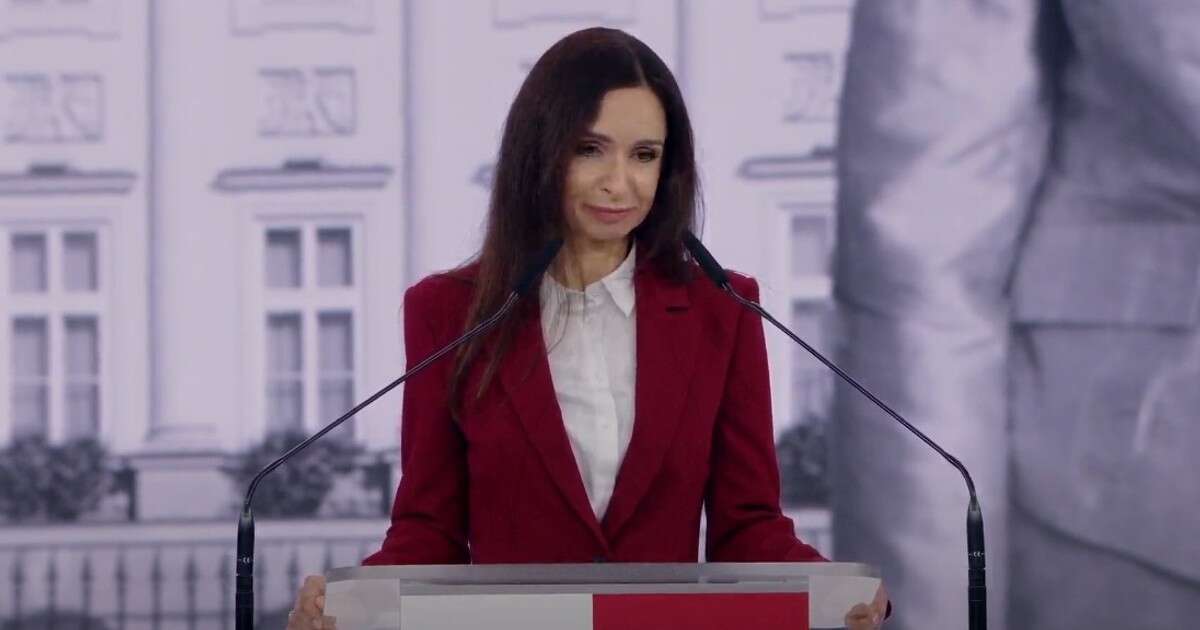 Konwencja Karola Nawrockiego. Na scenie pojawiła się Marta Kaczyńska. 