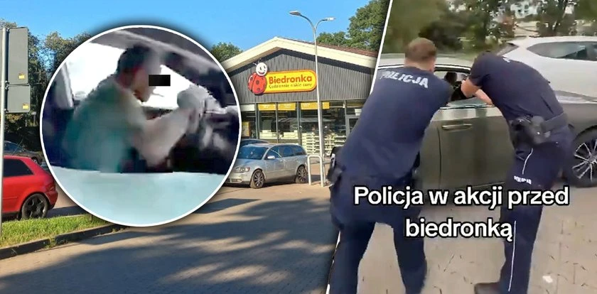 Strzały przed Biedronką w Bolkowie. Prokuratura ujawnia, kim był agresor i bada działania policjantów