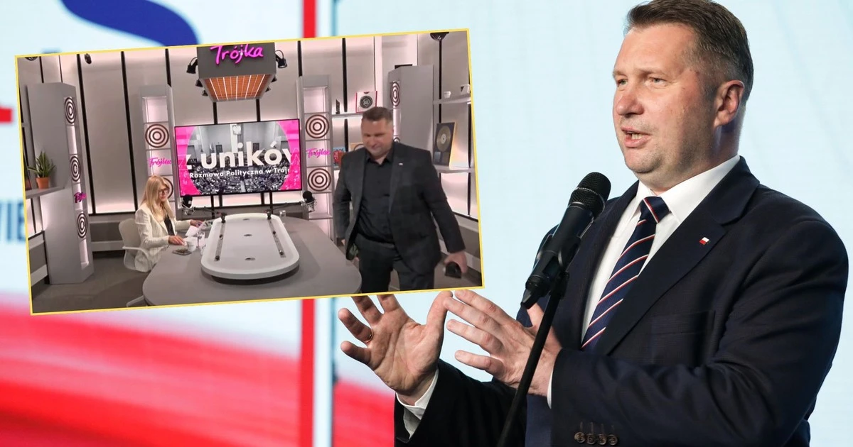 Spięcie Przemysława Czarnka z dziennikarką. Poseł PiS wyszedł ze studia