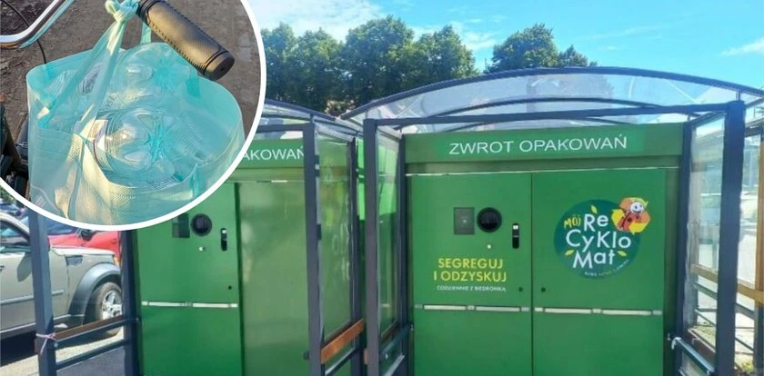Przyniósł 967 puszek i butelek. Tyle oddała klientowi Biedronka