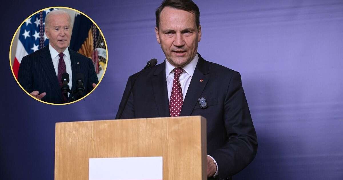 Radosław Sikorski zabrał głos po decyzji Joego Bidena. 