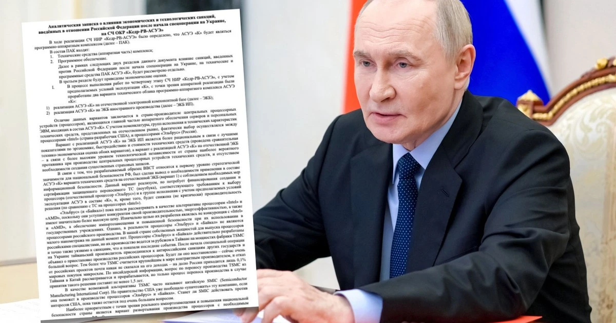 Wyciek ściśle tajnych dokumentów obnażył słaby punkt zbrojowni Putina. 