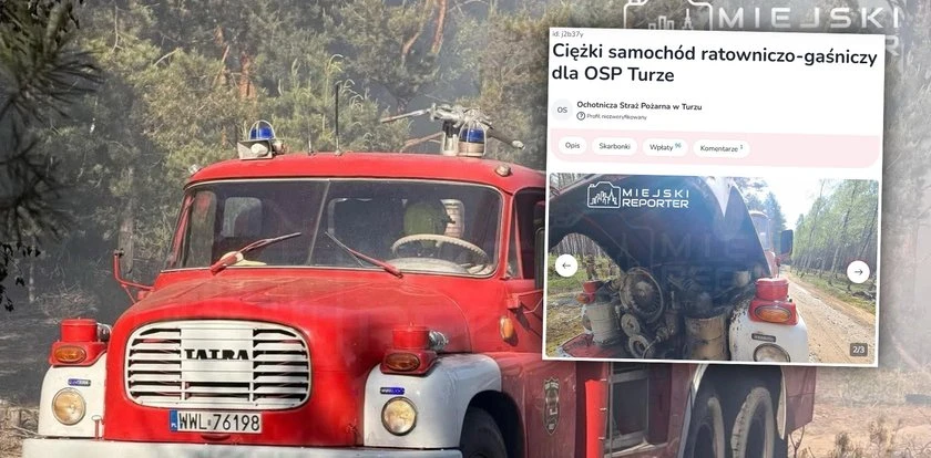 Gasili pożar lasu pod Warszawą, spłonął im wóz. Strażacy pilnie potrzebują pomocy