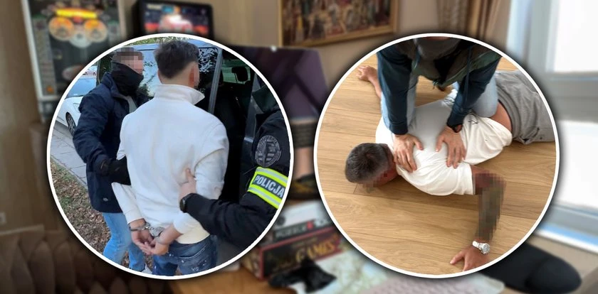 Rozmawiali po niemiecku za drzwiami. Policjanci nie czekali ani sekundy