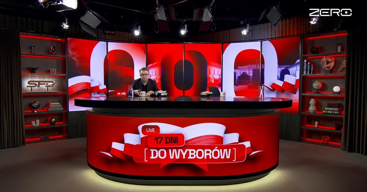 Jedno pytanie i koniec. Maciej Maciak został w studiu sam