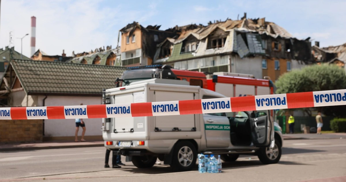 Widział pożar w Ząbkach. 