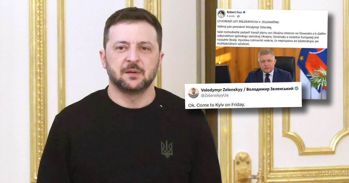 Wołodymyr Zełenski reaguje na zaproszenie Roberta Ficy. 