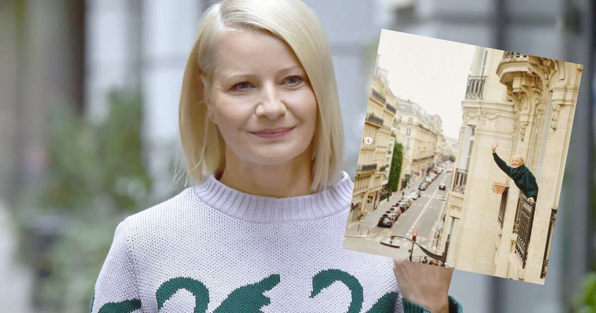 Ciepła, ale elegancka. Małgorzata Kożuchowska nosi taką sukienkę