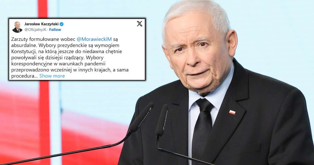 Jarosław Kaczyński staje w obronie byłego premiera. 