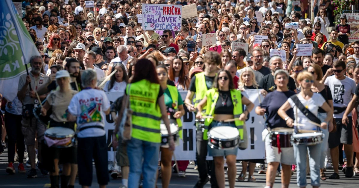 Protesty w Serbii nie ustają. Policja użyła gazu pieprzowego
