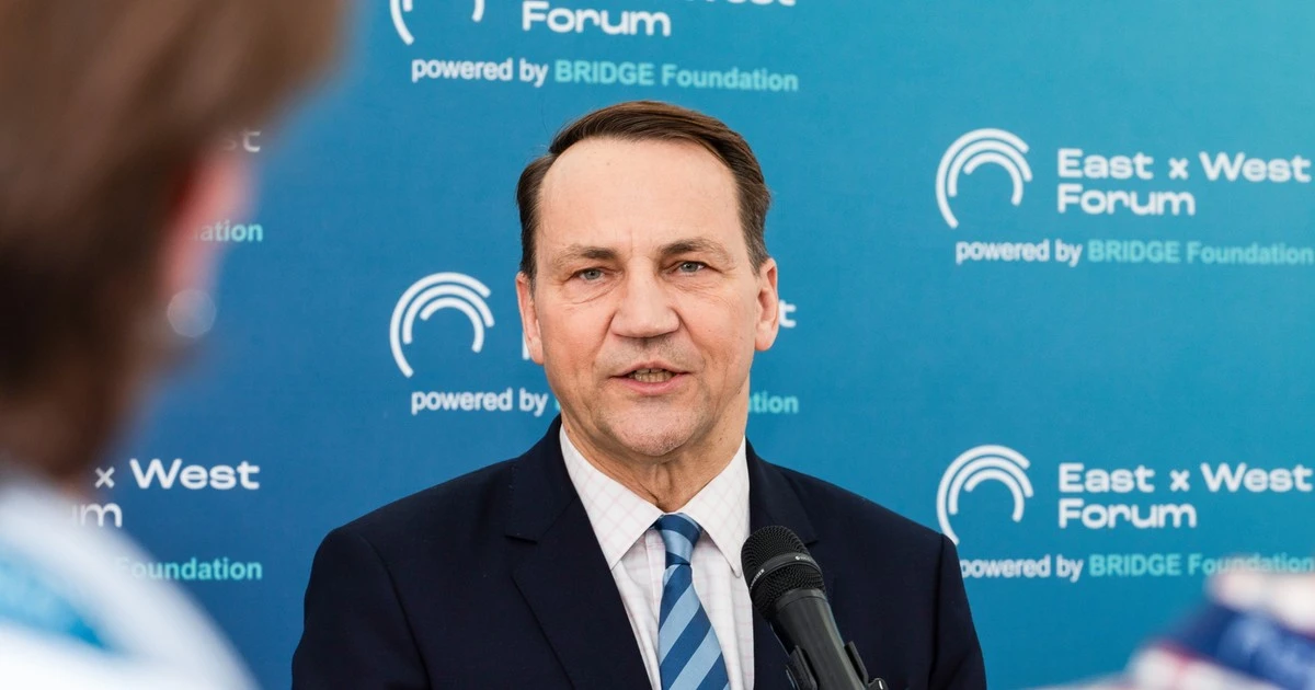 Radosław Sikorski mówił o Ukrainie. 