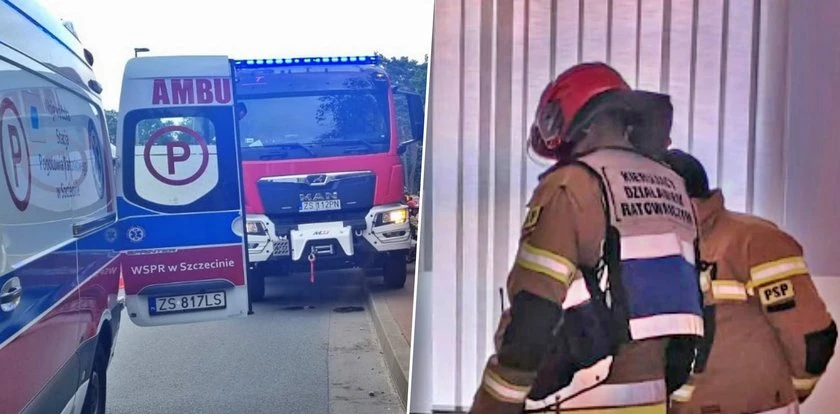 Ratownicy wezwani do przedszkola. Gdy zobaczyli 7-latka, od razu pojechali z nim do strażaków
