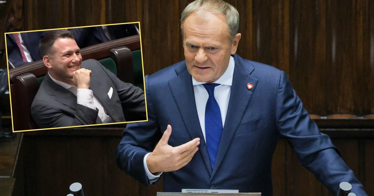 Z sali sejmowej padło pytanie o piwo. Wymowna reakcja Sławomira Mentzena [WIDEO]