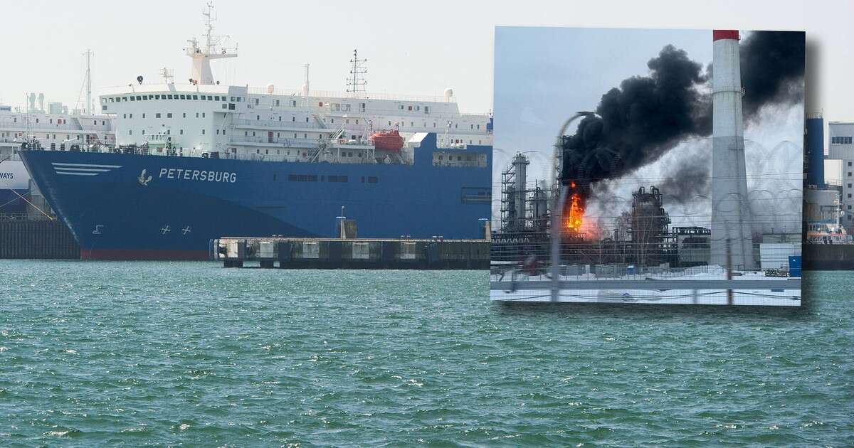 Ukraina zaatakowała rosyjski port. Sieć obiegły zdjęcia pożaru