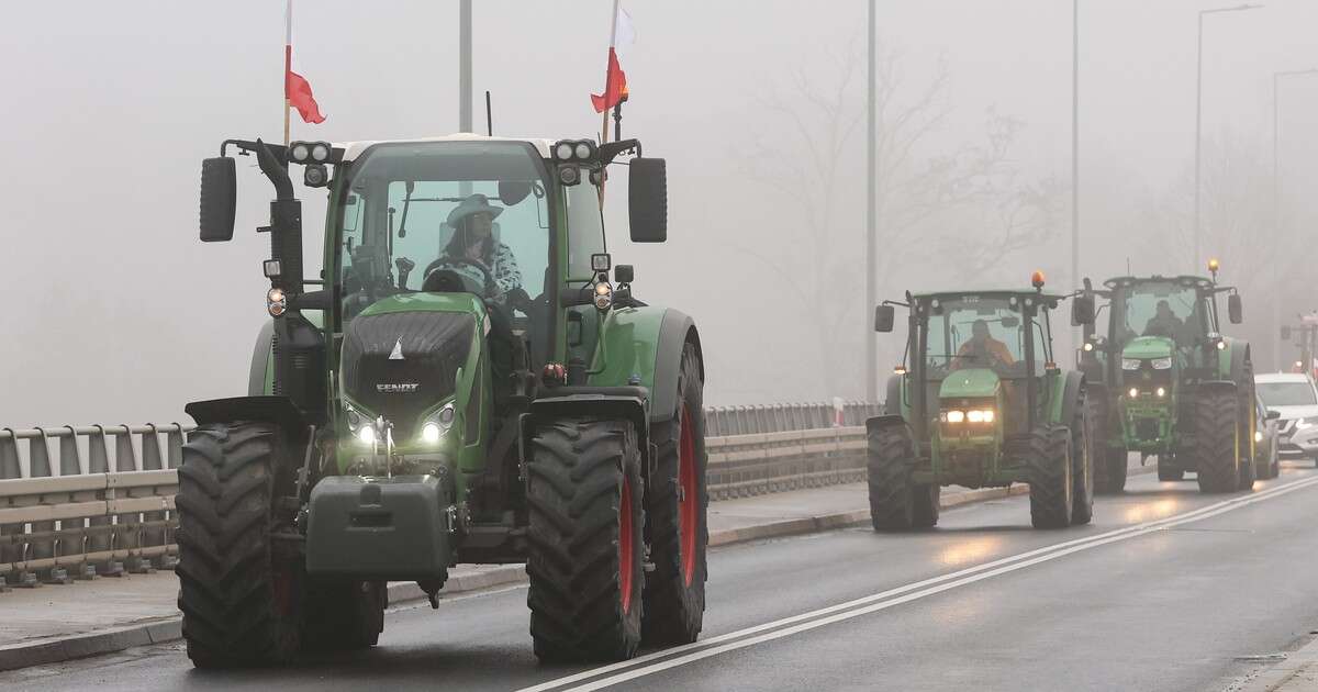 Protest rolników w Warszawie. 