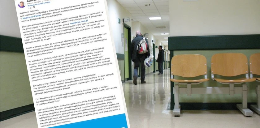 Ujawnił, co spotkało go w prywatnej przychodni. Firma się tłumaczy, w sieci wrze