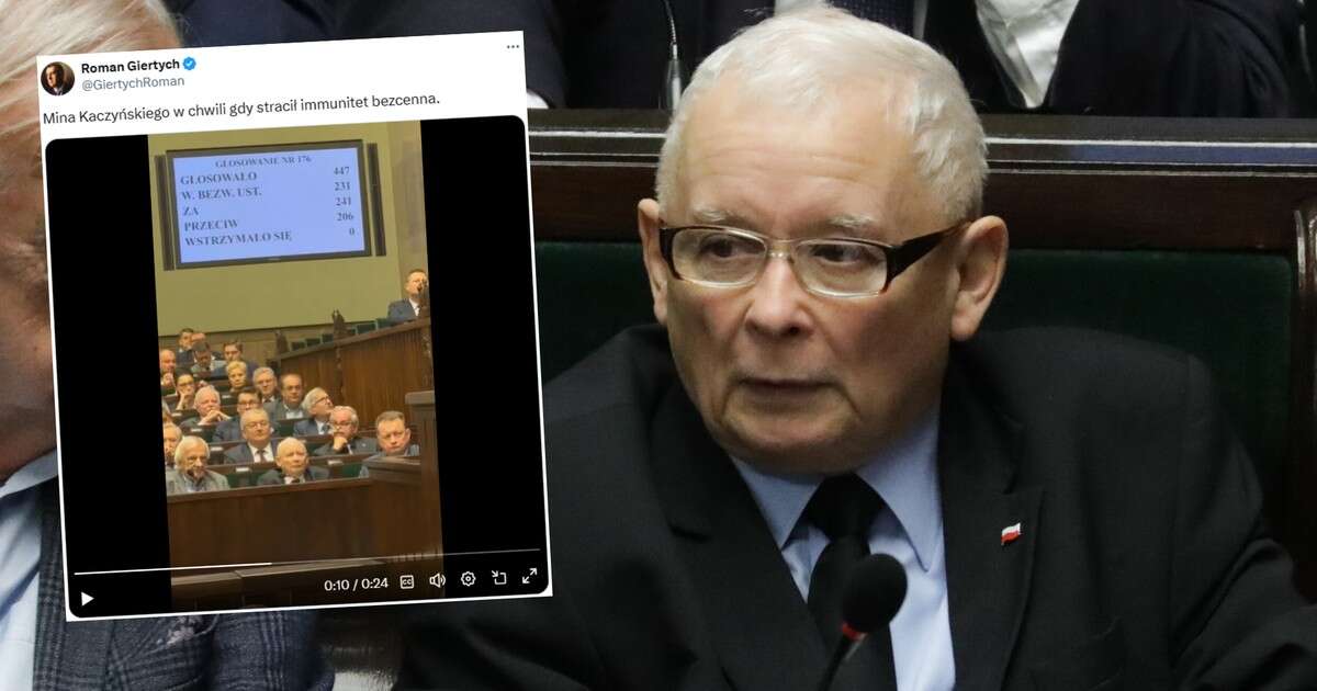 Tak Jarosław Kaczyński zareagował na uchylenie immunitetu. 