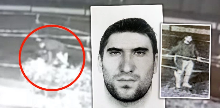 Przewrócił bezbronną kobietę i kopał bez opamiętania. Tak wygląda napastnik z Żyrardowa