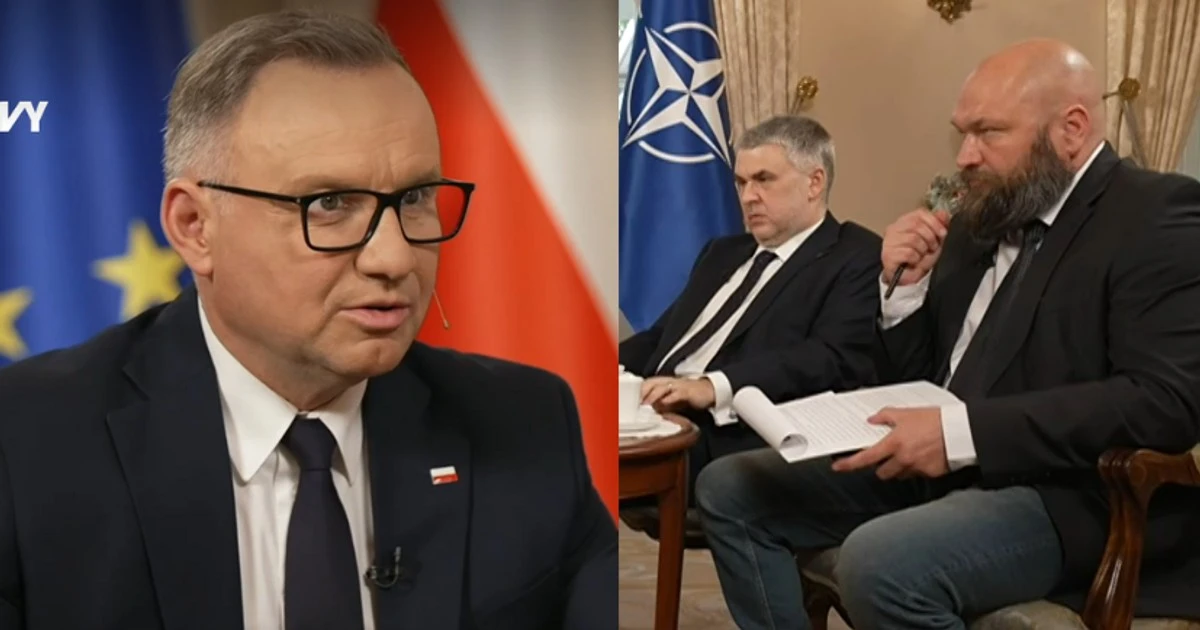 Emocje podczas wywiadu z Andrzejem Dudą. 