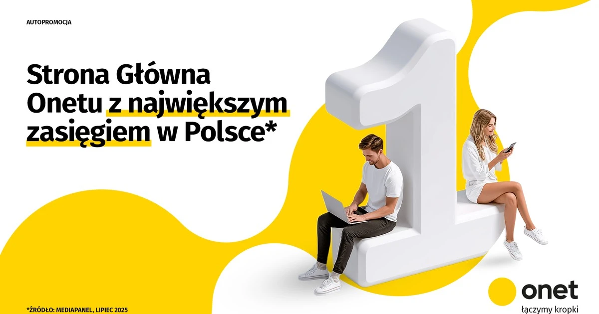 Strona główna Onetu numerem jeden. Jesteśmy też liderem w kategorii 