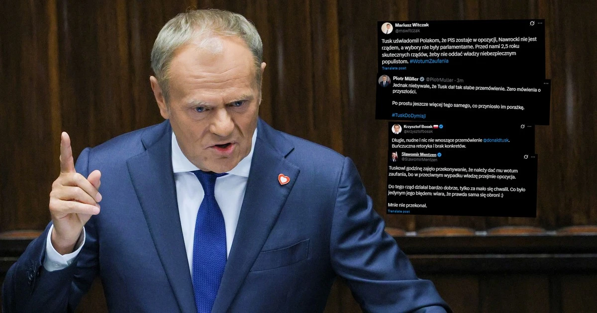 Wielkie emocje po exposé Donalda Tuska. 