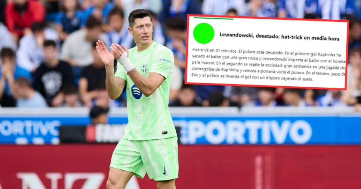 Hiszpanie już piszą o Robercie Lewandowskim. Nie czekali do końca meczu