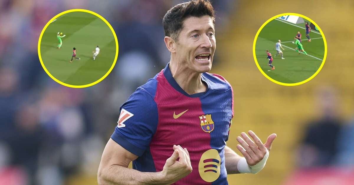 Barcelona męczyła się niemiłosiernie. Wtem wkroczył Robert Lewandowski