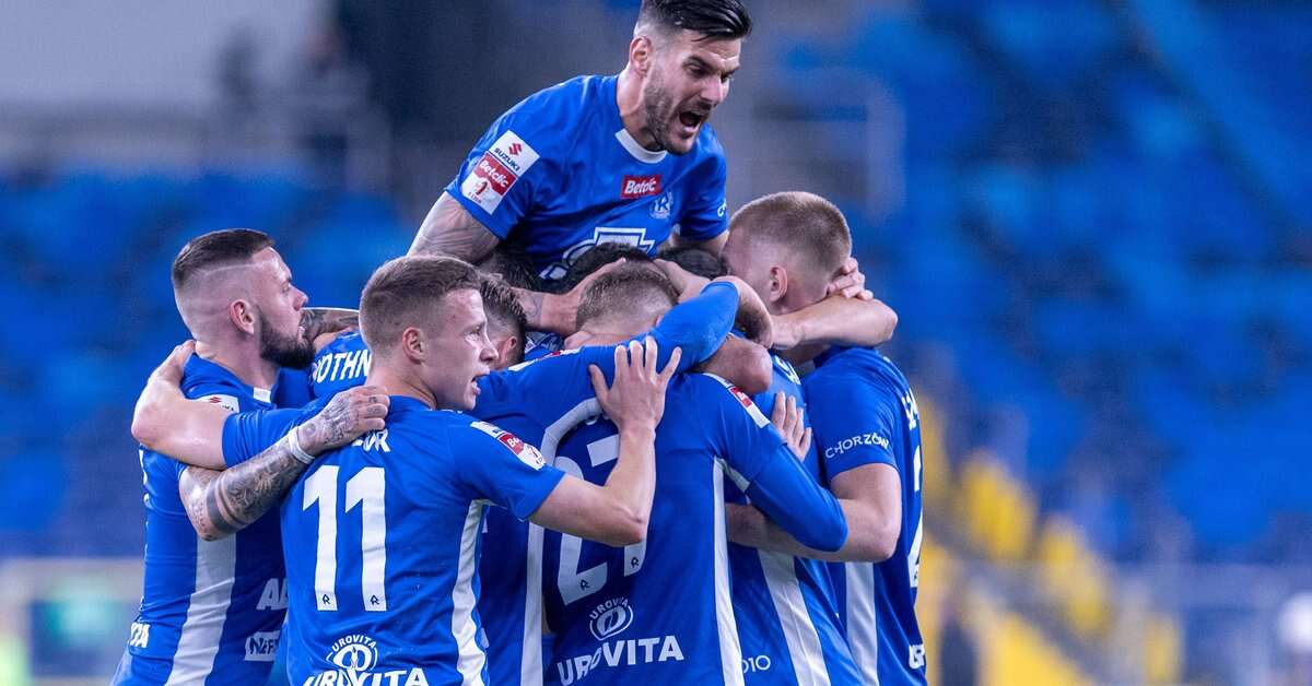 Ruch Chorzów puka do czołówki 1. ligi. Klęska Warty Poznań