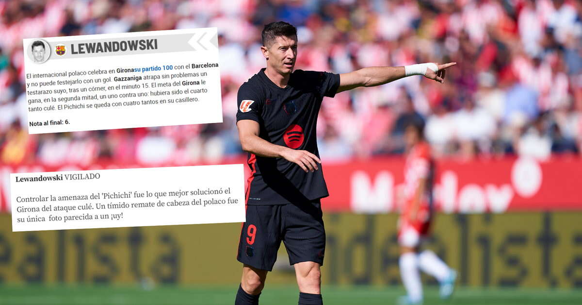 Robert Lewandowski się doigrał. Tak ocenili go Hiszpanie. Wyliczają błędy