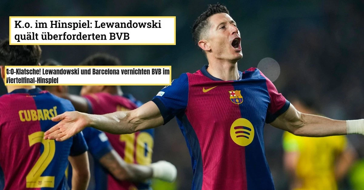 Tak Niemcy piszą o Lewandowskim po tym, co zrobił Borussii Dortmund