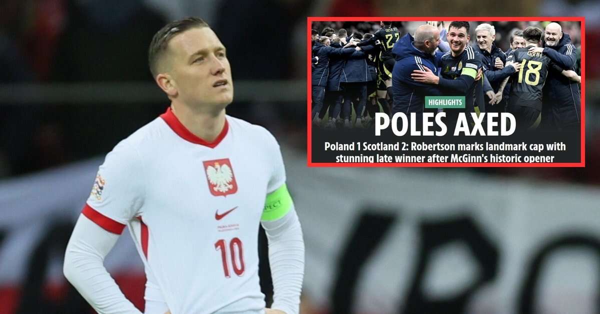 Szkoci zakpili z kapitana reprezentacji Polski. 