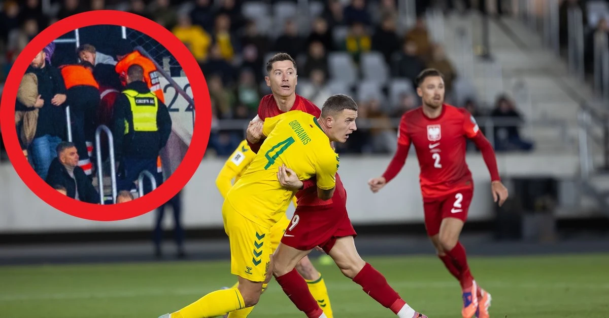 Zapaść u kibica na meczu Litwa – Polska. Są najnowsze wieści. 