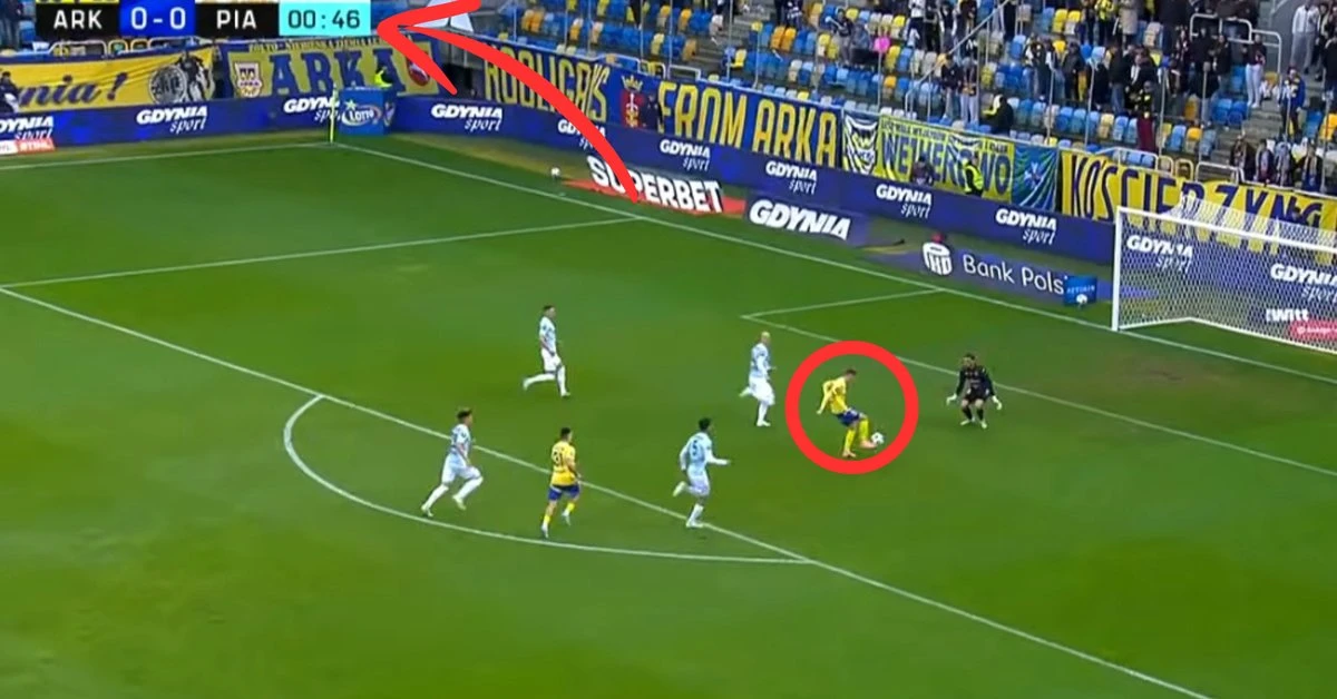 Co za początek Arki Gdynia! Pierwsze osiem minut i już dwie bramki [SKRÓT]