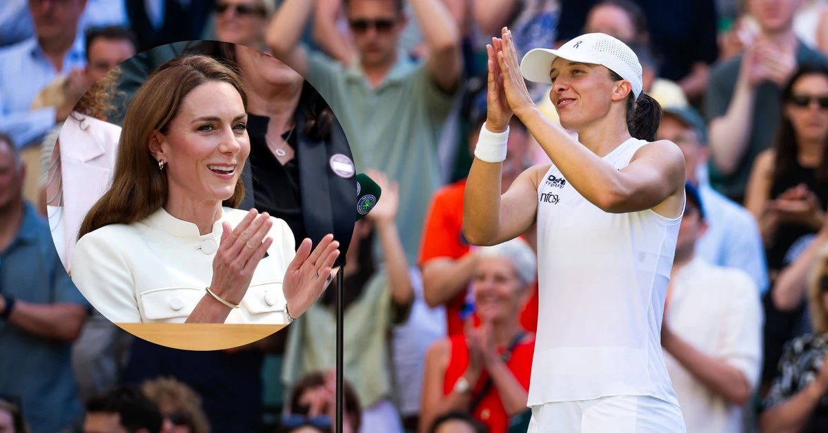 Księżna Walii biła brawo królowej Wimbledonu. Tego jeszcze nie było