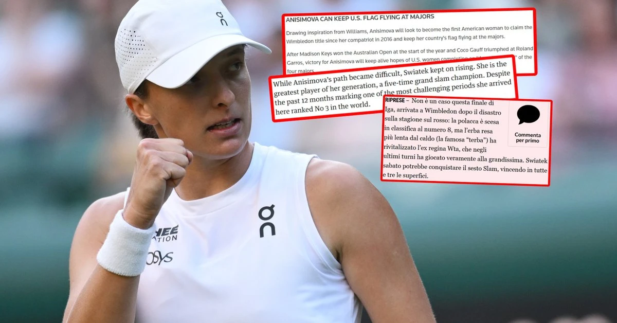 Cały świat pisze o finale Wimbledonu Świątek. Tak została nazwana